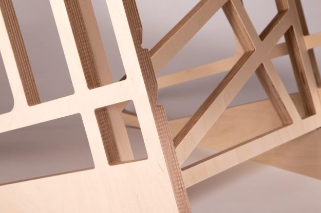 Our S-Desk One is purposely designed from 22 and 90 degree angles taken from the perfect positioning of your keyboard and screen. We worked a long time on finding the sweet spot for comfort whilst standing. Then from the angles came beauty! It makes hand finishing each desk a challenge but it’s totally worth it.
