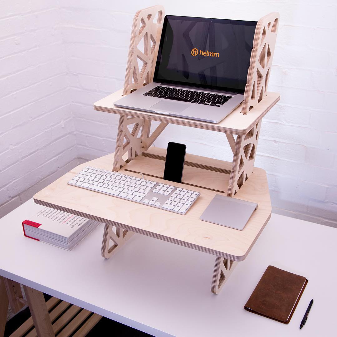 Super clean, super useful, super standing desk. Now officially available, the S-Desk Voro is an adjustable standing height desk made in the UK from sustainably sourced 18mm plywood. Link in our bio. • • • • @setuptour_ @setup_store #helmm #laptopstand #standingdesk #workspacegoals #officeinterior #deskgoals #creativespaces #standupforyourself #corporatewellness #ergonomic #deskspace #officefurniture #whereiwork #coworkingspace #mydesk #plywood #modernfurniture #onmydesk #officestyle #workingfromhome #coworking #productivity #workspace #homeoffice #productdesign #setup #industrialdesign #innovation #archictecturelovers #interiordesign