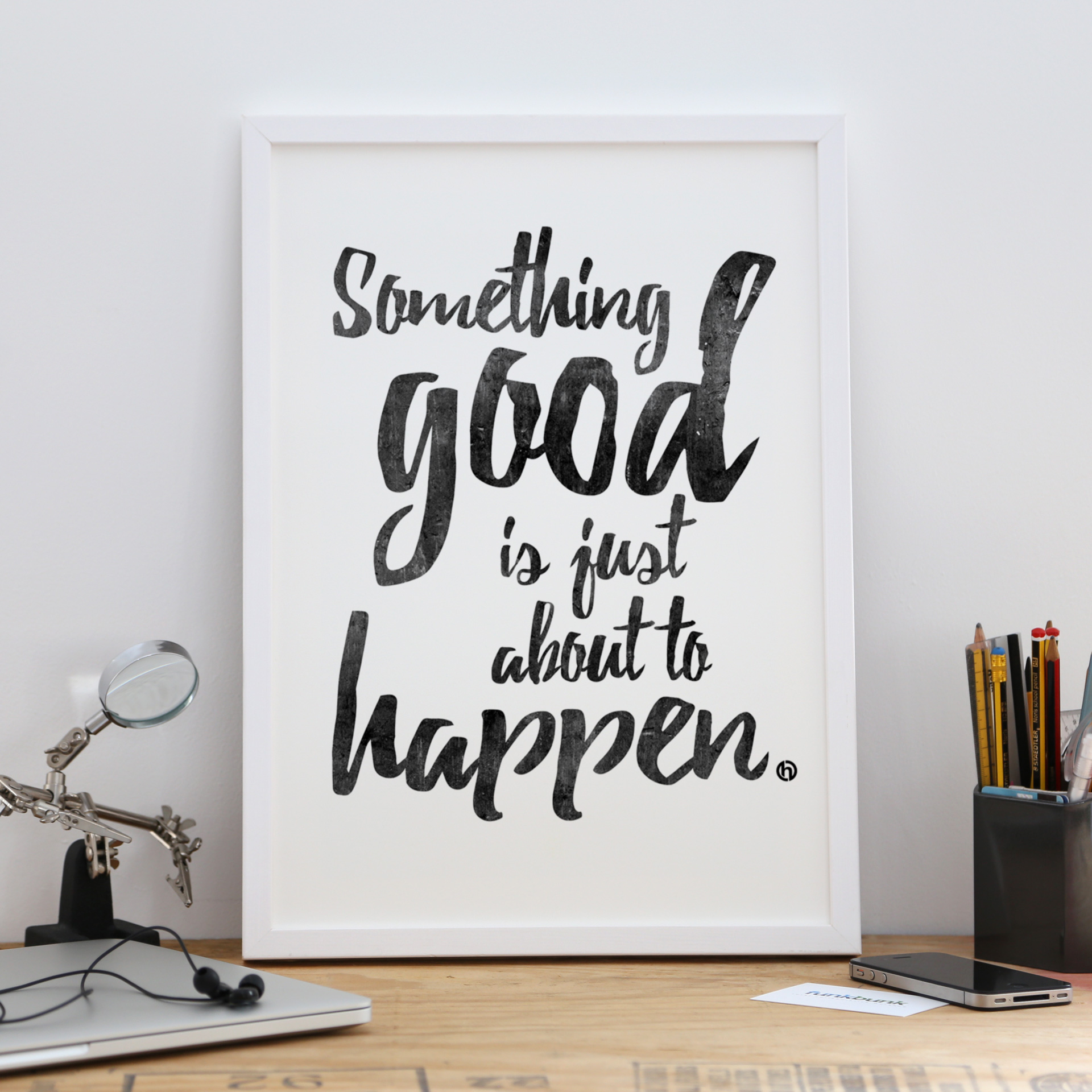Motivational A3 poster prints - Something Good