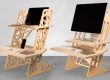 wooden standing desk converters
