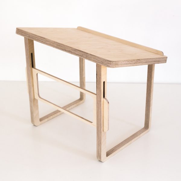 Portable Wooden Standing Desk for laptops